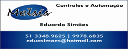 Melsis Controles e Automação - Eduardo Simões - E-mail: eduasimoes@hotmail.com - Fone: (51) 3348-9625