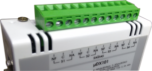 Conector de saídas μDX101